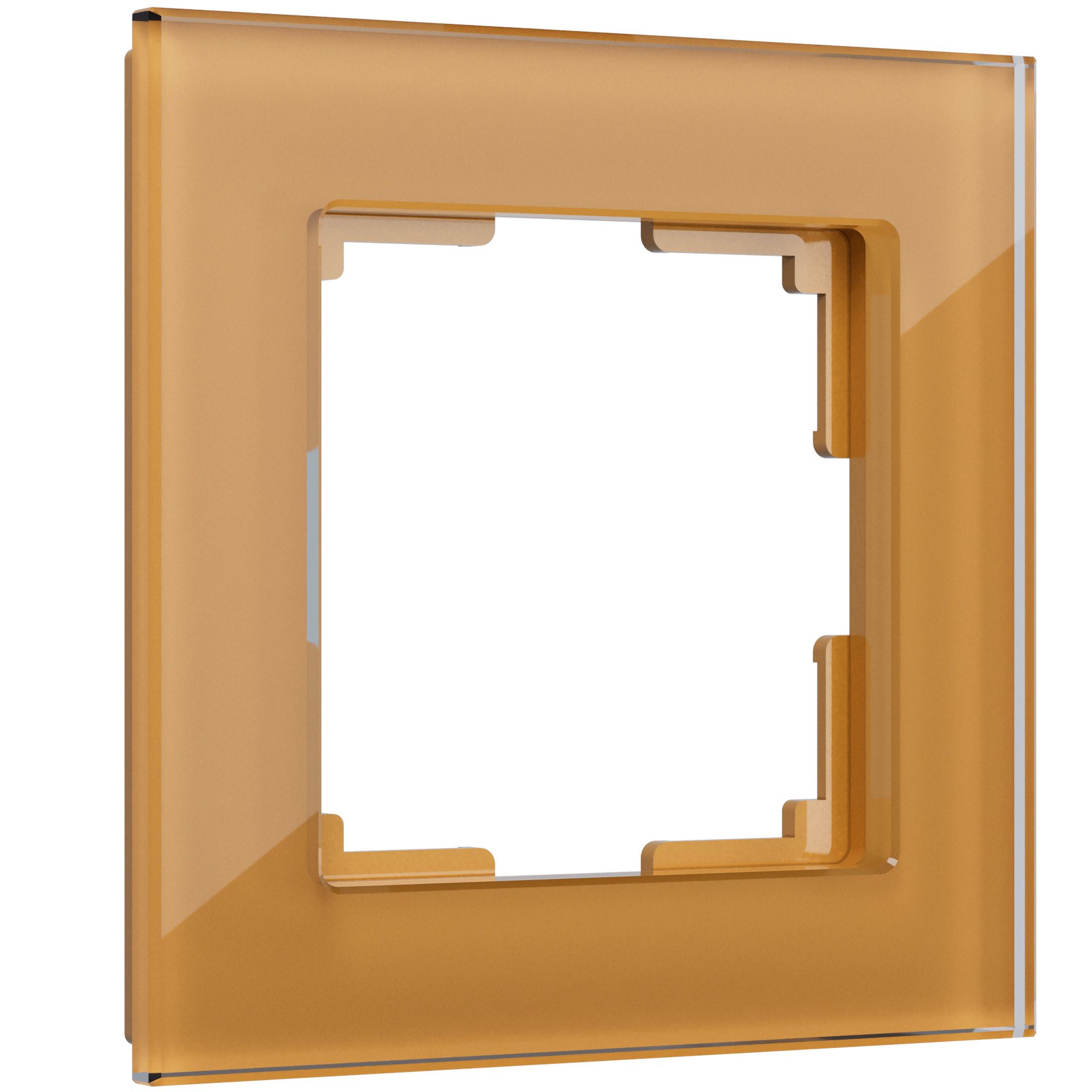 Рамка на 1 пост (бронзовый) WL01-Frame-01 - Слайд 1