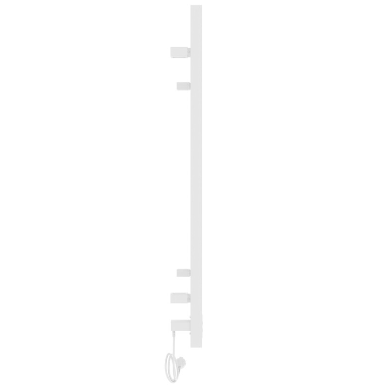 Полотенцесушитель электр. Астор ЧК9 350*700, 135Вт, белый матовый муар, подключение слева, "ЛАРИС" - Слайд 5