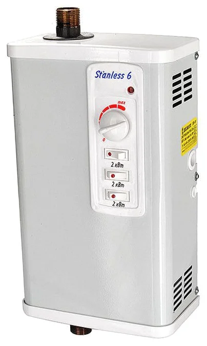 Электрический котел ЭВП-6М "Stanless" (2/4/6 кВт; 220/380 В; т/регул)