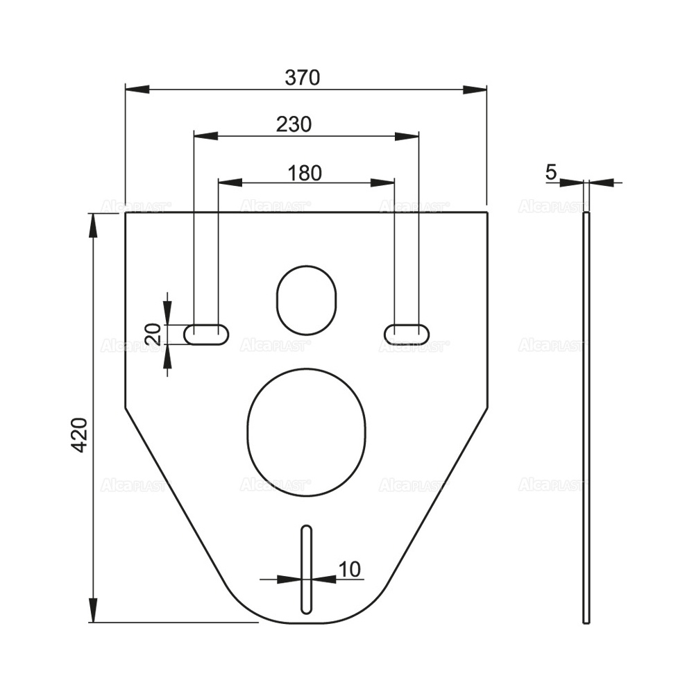Звукоизоляционная плита для подвесного унитаза М91 - Слайд 2