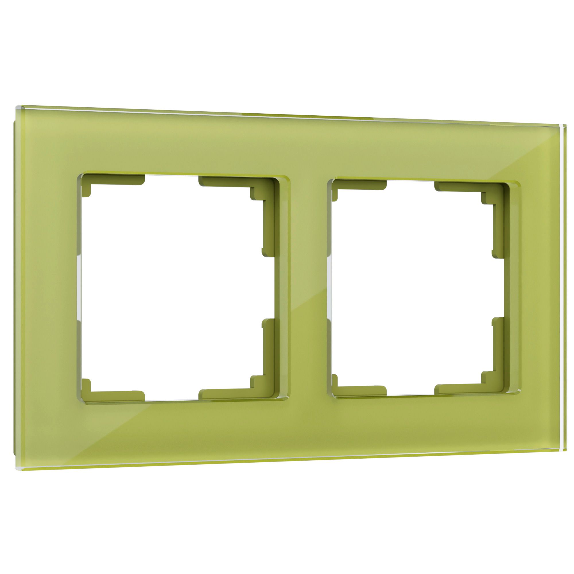 Рамка на 2 поста (фисташковый) WL01-Frame-02 - Слайд 1
