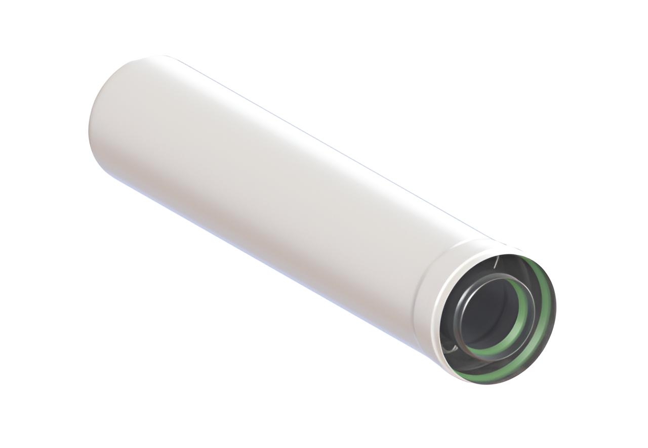 Труба Ф60/100 L-500mm алюм/пластик для конденсационного котла - Слайд 1