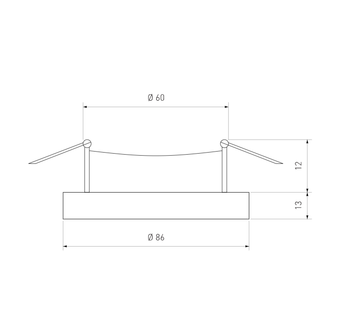 Точечный светильник 7010 MR16 WH/GD белый/золото - Слайд 2