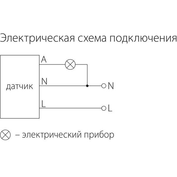 Датчик движения SNS-M-03 встраиваемый 8m 2,2-4m 1200W IP20 360° белый - Слайд 4