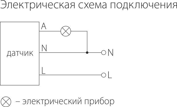 Датчик движения инфракрасный SNS-M-04 12м 1,8-2,5м 1200Вт IP44 - Слайд 6